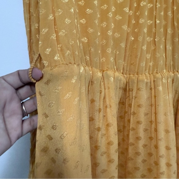 Tularosa Mustard Yellow Gianna Long Sleeve Dress - Picture 4 of 11